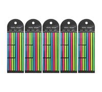 Baluue Bandes Adhésives Fluorescentes pour Annotation de Livres, 80 Onglets Adhésifs Repositionnables, Ruban Surligneur pour Bureau, École et Organisation Documentaire