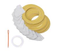 Baluue Bannière Décorative Diamant Scintillante pour Fiançailles Guirlande de Bagues en Papier Doré et Argenté Décoration Murale pour Anniversaire de Mariage et Enterrement de Vie de