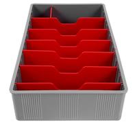 Baluue Boîte Compteur Caisse Liquide Portable Compartiments Organisateur Tiroir-caisse Remplacement Pour Magasin Supermarché Retail