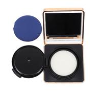 Baluue Boîte De Maquillage Avec Miroir Conteneur Pour Fond De Teint Liquide Et Poudre Compact Et Portable Inclus Éponge Puff Couleur Intérieure