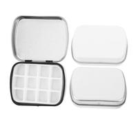 Baluue Boîte de Rangement Mini pour Gel Ongles avec Compartiments Palette Aquarelle Vide Cases Mallette Portable et Légère pour Voyage et Art des Ongles