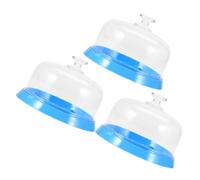 Baluue Boîtes De Rangement pour Pièces Horlogères en Plastique Couvercle Anti-poussière, Kit De 3 Pièces pour Horlogers, Organisation Atelier De Réparation, Léger Et Solide