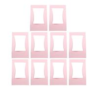 Baluue Boîtes en Carton Pliables à Motifs Floraux 10 Pièces, Boîte à Main pour Bouquets, Emballages Décoratifs en Papier Rose, Conservation Fraîcheur Optimale, Présent et Fleuriste