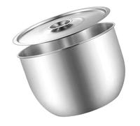 Baluue Bol à Mélanger en Acier Inoxydable 201 Grand Format 21 CM Bol Profond avec Couvercle Multifonction pour Battre Œufs et Préparer Pâtisseries Ustensile Cuisine Polyvalent pour