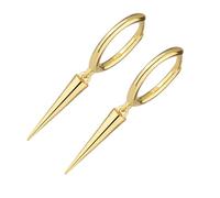 Baluue Boucles Oreilles Pendantes Triangulaires Argent Sterling Créoles Minimalistes pour Femme Clous Oreilles Géométriques Élégants Bijoux Durables pour Fêtes et Usage Quotidien