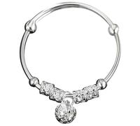 Baluue Bracelet Garçon Fille Jonc avec Cloche Vintage Unisexe pour Garçon Fille et Accessoire Chic et Classique Cadeau Naissance