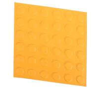 Baluue Briques Aveugles en Pvc Jaune Résistantes à L’usure Design Bande Tactile pour Planches de Trottoir Pratiques en Extérieur