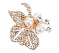 Baluue Broche Avec Perle Simulée Et Pierre Brillante Épingle De Mode Pour Femme Accessoire De Bijoux Pour Vêtements