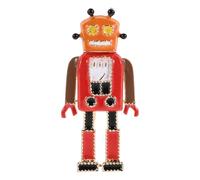 Baluue Broche Robot Rétro Alliage pour Costume Homme Épingle à Revers Vintage Multifonction pour Veste Sac Étudiant et Tenue Formelle Accessoire Décoratif Précis et Élégant
