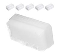 Baluue Brosse à Doigts pour Bébé en Éponge Blanche, Facile à Saisir Nettoyer, 6 Pièces pour Massage Sensoriel et Soin Doux la Maison Éducation Précoce