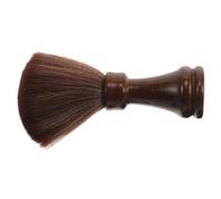 Baluue Brosse de Coiffure à Poils Doux avec Manche Bois Balayette pour Cou de Barbier Multifonctionnelle pour Nettoyage Rapide des Cheveux Balai de Salon pour Barbiers et Stylistes