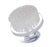 Baluue Brosse Nettoyante Visage Exfoliation en Pp Blanc Manuelle avec Couvercle, Massage Facial et Nettoyage en Profondeur pour Femmes
