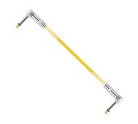 Baluue Câble Patch Pédale Guitare PVC Tête Métallique Anti-bruit Compact pour Effets Audio