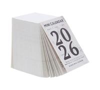Baluue Calendrier Journalier Détachable 2026 Mini Format Rétro, Bloc-notes Calendrier Mural Papier Épais, Accessoires Scrapbooking et Planificateur Esthétique pour Bureau et Organisation