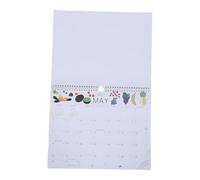 Baluue Calendrier Mural Minimaliste Moderne Papier 18 Mois de Juillet 2026 à Décembre 2027 Reliure Spirale et Grand Espace D'écriture pour Bureau ou Maison