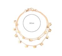 Baluue Ceinture Chaîne de Punk Dorée Multi-couches avec Pendentifs pour Femmes Décoration Mode pour Pantalon et Jupe