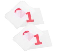 Baluue Ceinture Porte-dossard en Tissu Résistant aux Intempéries 10 Pièces avec Visibilité Claire et Système d'attache Rapide Réutilisable pour Course et Marathon