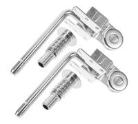 Baluue Charnières Réglables pour Appui-Tête de Canapé 2 Pcs Alliage Haute Résistance Tige Filetée 135 CM Support de Fixation pour Canapés Lits et Fauteuils Inclinables Accessoires