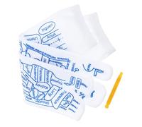 Baluue Chaussettes de Réflexologie D’Acupression Élastiques pour Femme avec Diagramme Points D’Acupuncture 1 Paire Respirantes et Confortables pour Usage Quotidien et Massage Plantaire