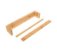 Baluue Chevalet D'art en Bois Robuste pour Garçon et Filles Porte-rouleau de Papier Suspendu Mural, Support Polyvalent pour Dessin et Création Artistique la Maison