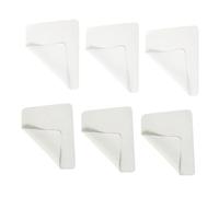 Baluue Chiffon De Nettoyage Pour Verres En Microfibre Lot De 6 Pièces Gris Et Blanc, Lingettes Pour Lunettes Et Écrans De Smartphone, Nettoyage Multi-usages Portable, Chiffon Doux Réutilisable