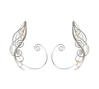 Baluue Clip D'oreille en Cuivre pour Femmes, Paire Délicate D'oreilles Elfe Chic, Boucles D'oreilles à Clip Élégantes pour Cosplay et Occasions Spéciales