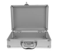 Baluue Coffret Outils Portable en Alliage d'Aluminium avec Poignée et Serrure à Mot de Passe, Boîte à Outils pour Rangement des Outils Mécaniques, Maison et Extérieur
