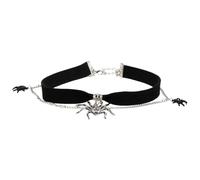 Baluue Collier Araignée Gothique Ras du Cou pour Femme Accessoire Créatif Halloween Soirée Cosplay Matériau Lisse Présent pour Famille