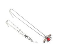 Baluue Collier Pendentif Abeille Vintage en Alliage de Zinc Chaîne Multiple Superposable Bijoux Fantaisie pour Femmes et Adolescentes Charm Breloque Présent Amitié et Mode