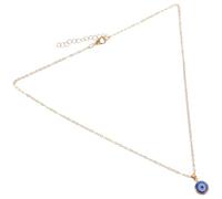 Baluue Collier Pendentif Œil Turc Bleu en Alliage Protection le Mauvais Œil, Style Unique et Élégant pour Décorer un Espace Intérieur ou Voiture
