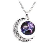 Baluue Collier Pendentif Scorpion Féminin Élégant En Alliage Solide, Accessoire De Cou Astrological Pour Présent Et Usage Quotidien, Taille Unique