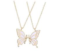 Baluue Colliers D’amitié Doré Duo, Chaîne De Cou Délicate, Acier Inoxydable, Pour Femmes Et Filles, Présent Amical Pour Anniversaire, Noël, Usage Quotidien