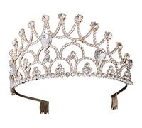 Baluue Couronne De Mariage Élégante Pour Fille Tiara Brillante Et Accessoire De Mariage Baroque Pour Événements Spéciaux Et Anniversaires