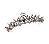 Baluue Couronne De Mariage Strass Pour Fille Diadème Vintage Élégant Pour Nouvelle Épouse Accessoire De Mariage Brillant Et Léger