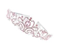 Baluue Couronne De Mariée Strass Pour Nouvel An Diadème Élégant Pour Fête De Mariage Et Anniversaire Accessoire Brillant Pour Nouvelle Mariée