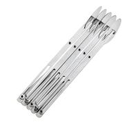 Baluue Couteau Pâtisserie Roues Acier Inoxydable Coupe-pâte Réglable Portable pour Pizza Pâte et Gâteaux Extension Jusqu à Outil de Découpe Compact et Léger