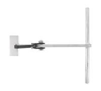 Baluue Crochet de Levage en Acier Inoxydable Forme T, Outil Manuel Robuste 26,9 X 25,9 X 6,9 Cm pour Plaques D'égout, Levage Rapide et Sécurisé, Usage Industriel et Chantier