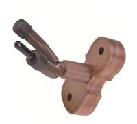 Baluue Crochet Mural pour Instruments de Musique en Bois Noyer Protection Anti-Rayures, Support Compact pour Violon, Alto et Erhu, Cintre Pratique pour Rangement Mural Sécurisé