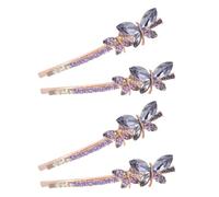 Baluue de Barrettes à Cheveux Accessoires de Cheveux Lot de 2 Paires en Alliage de Zinc et en Forme Chics et Faciles à Porter pour Femmes et Filles pour Fêtes