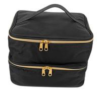 Baluue De Rangement pour Vernis à Ongles Laque Larme Organisateur De Vernis à Ongles Pochette De Vernis à Ongles Portable Pochette Vernis à Ongles Black Éponge