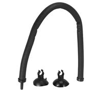 Baluue Diffuseur d'air pour Aquarium en Caoutchouc Souple 30cm Tube Flexible Noir Aération Silencieuse Meilleure Oxygénation du Bassin