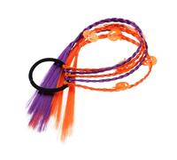 Baluue Élastique À Cheveux Citrouille Chouchous Amusants Pour Filles Accessoires Pour Cheveux D'Halloween Élastiques À Cheveux Tressés Faits À La Main En Résine