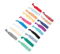 Baluue Élastiques à Cheveux Serrage-tête 100 Pièces Taille Unique Haute Élasticité Accessoires Cheveux Femme Fille Pour Queue De Cheval Usage Quotidien Couleur Aléatoire