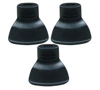 Baluue Embouchures de Flûte en Résine 3 Pièces, Aide à Souffler pour Débutants, Remplacement Embout Buccal Compatible 6 et 8 Trous, Accessoire Pratique pour Flûte à Vent