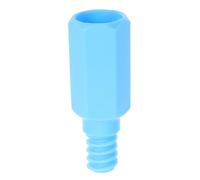 Baluue Embout de Manche Fileté Bleu en Pp pour Balais Serpillère, Montage sans Effort Design Fileté, pour Nettoyage Domestique et Entretien des Sols