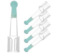 Baluue Embouts Auriculaires Remplaçables 5 Pièces Cuillères À Oreilles Visuelles Pour Retrait Du Cérumen Outils De Nettoyage Pour Inspection De L’Oreille Du Nez De La Bouche Et De La Gorge