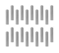Baluue Embouts Métalliques pour Lacets de Chaussures Argentés 20pcs en Métal Faciles à Installer pour Bricolage et Accessoires de Lacets