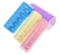 Baluue Ensemble de 4 Bigoudis Flexibles en Feuille D'aluminium Auto-agrippants pour Cheveux, Volume Frange, sans Pince, Coiffure Maison Facile