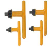 Baluue Ensemble de 4 Clés de Mandrin pour Perceuse à Colonne Clés de Serrage en Acier Robuste Tailles 20 MM 16 MM 13 MM 10 MM Outil de Remplacement pour Mandrin de Perceuse