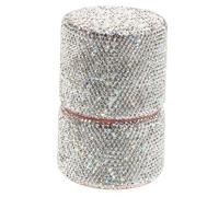 Baluue Ensemble De Pinceaux De Maquillage De Voyage De Luxe Avec Strass Support Portable Pour Pinceaux De Maquillage Avec Pinceau Et Pinceau À Blush Pour La Maison